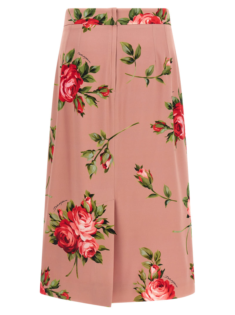 Dolce & Gabbana Dolce & Gabbana Bouquet Rose Skirt