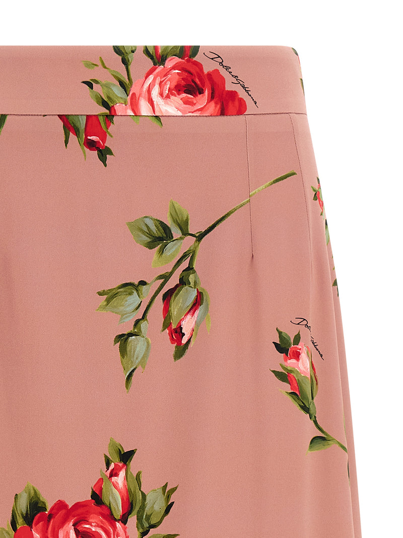 Dolce & Gabbana Dolce & Gabbana Bouquet Rose Skirt