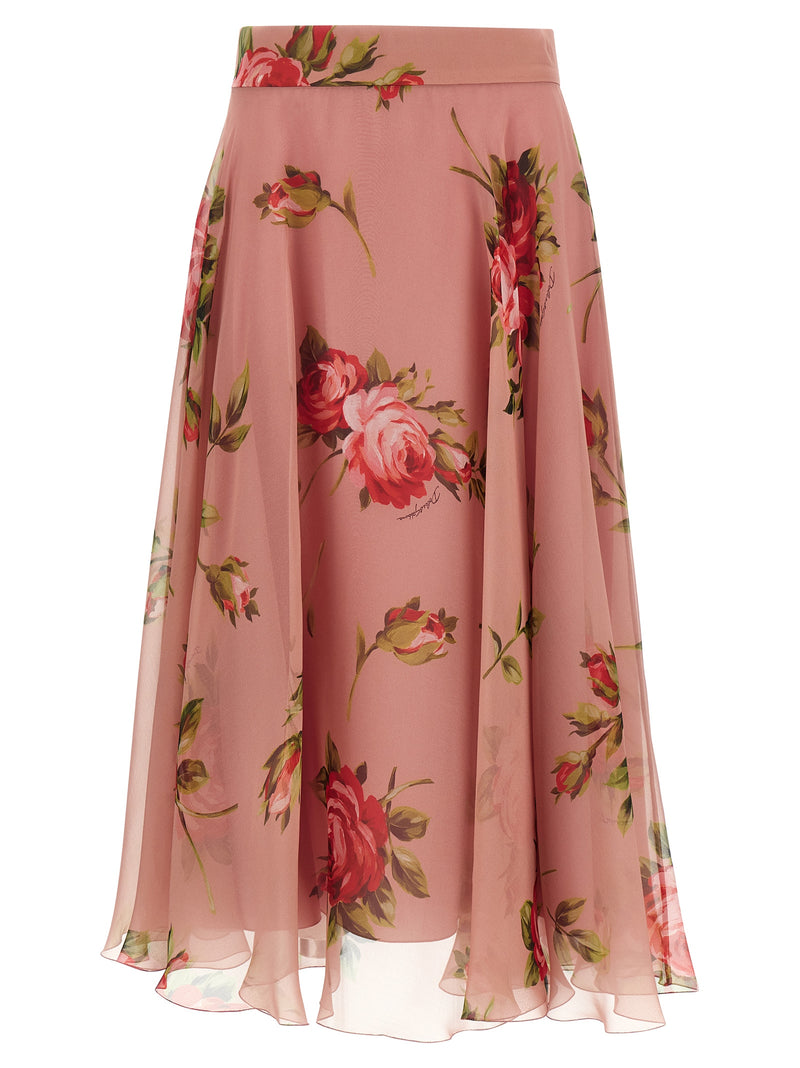 Dolce & Gabbana Dolce & Gabbana Bouquet Rose Skirt