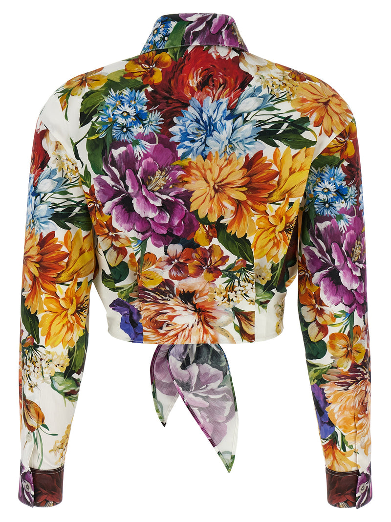 Dolce & Gabbana Floral Crop Shirt | Urbalenti™ NYC