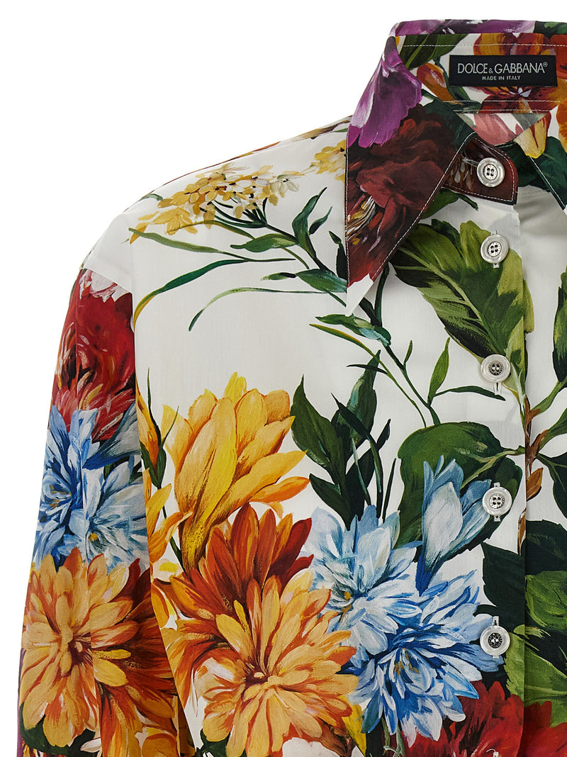 Dolce & Gabbana Floral Crop Shirt | Urbalenti™ NYC