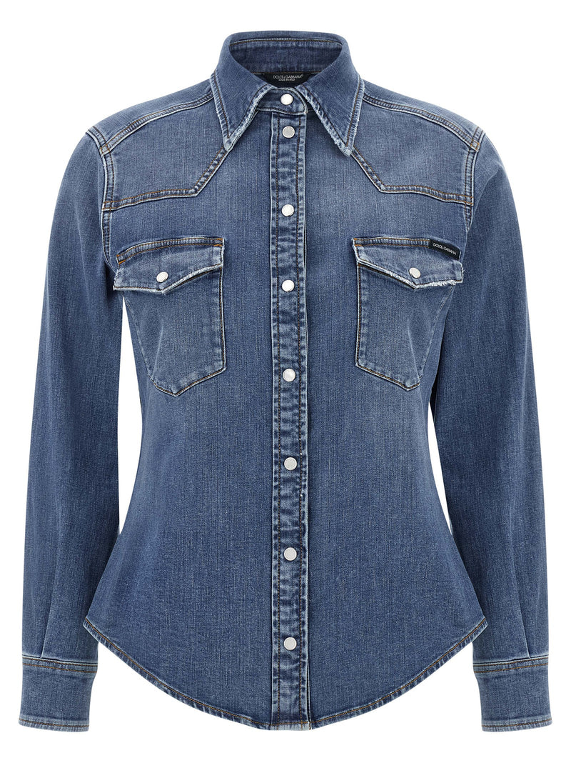 Dolce & Gabbana Denim Shirt | Urbalenti™ NYC