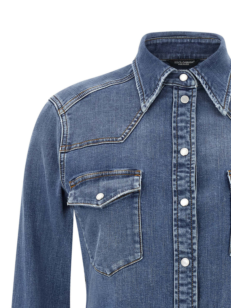 Dolce & Gabbana Denim Shirt | Urbalenti™ NYC