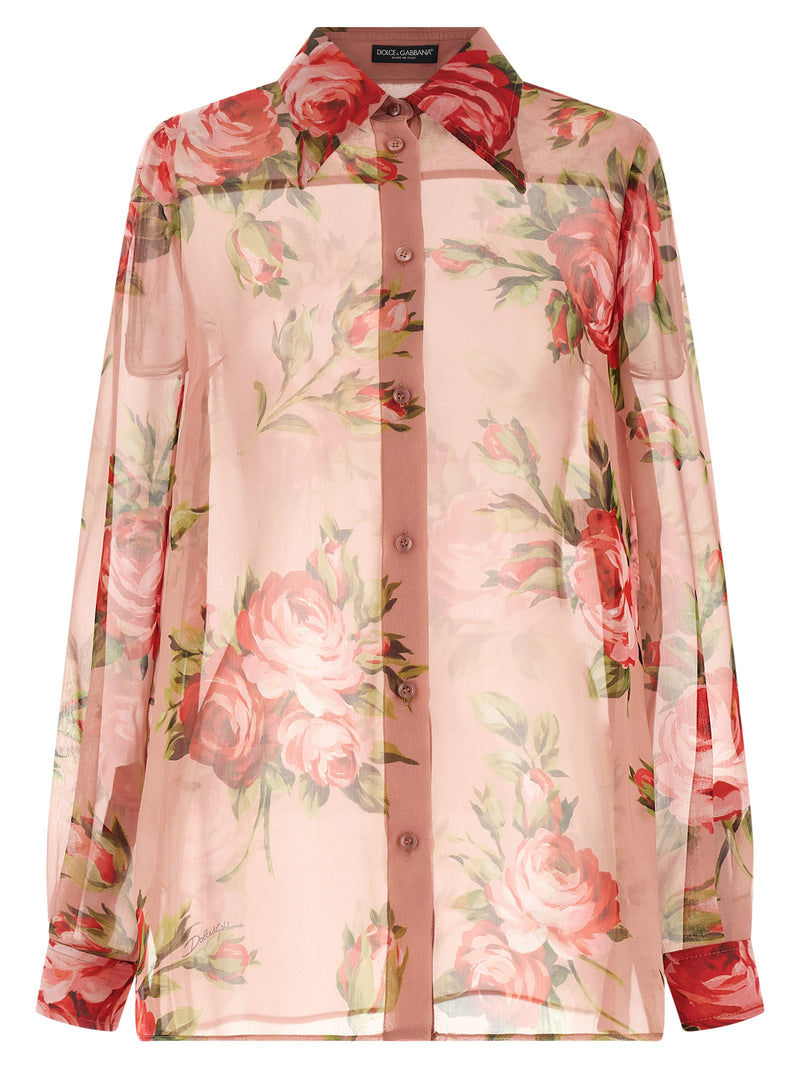 Dolce & Gabbana Dolce & Gabbana Bouquet Rose Shirt