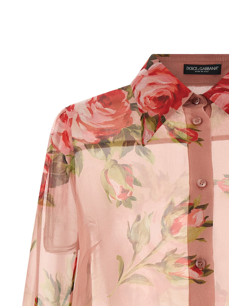 Dolce & Gabbana Dolce & Gabbana Bouquet Rose Shirt