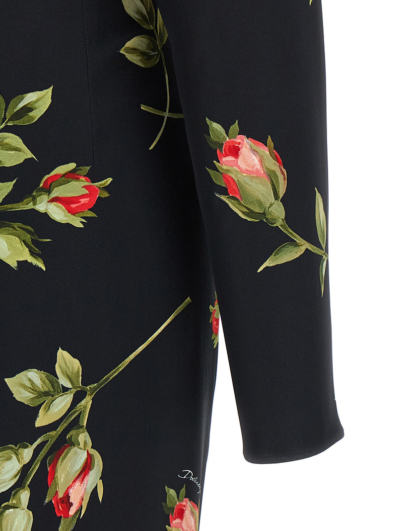 Dolce & Gabbana Dolce & Gabbana Bouquet Rose Dress
