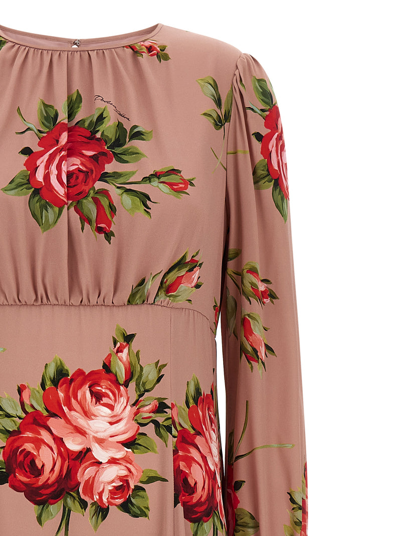 Dolce & Gabbana Bouquet Rose Dress | Urbalenti™ NYC
