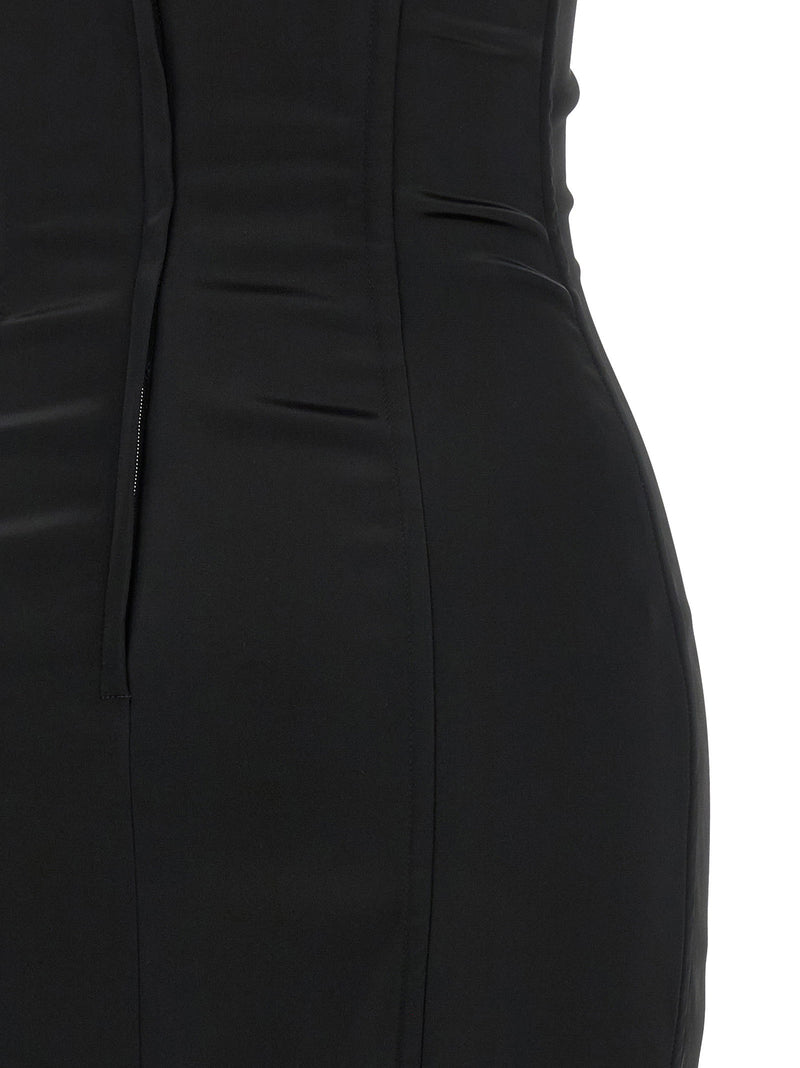 Dolce & Gabbana Dolce & Gabbana Black Sicily Bra Corset Dress