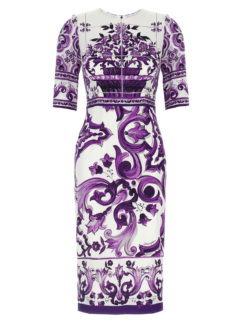 Dolce & Gabbana Dolce & Gabbana Maiolica Print Dress