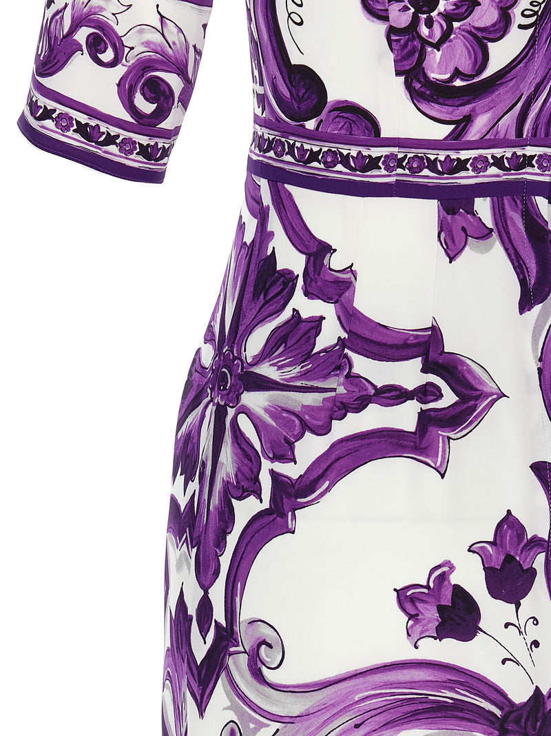 Dolce & Gabbana Dolce & Gabbana Maiolica Print Dress