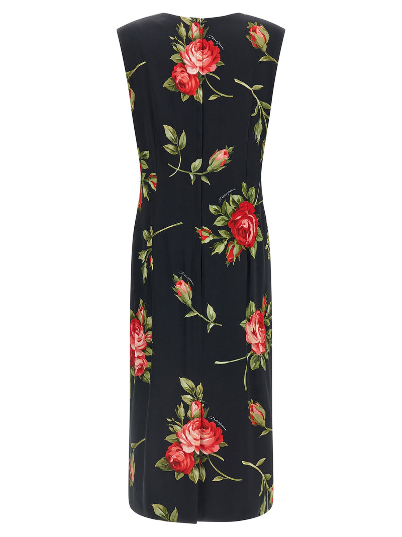 Dolce & Gabbana Dolce & Gabbana Bouquet Rose Dress