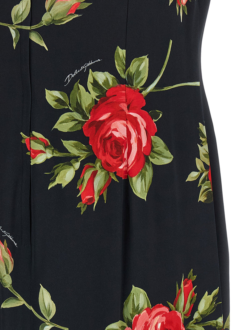 Dolce & Gabbana Dolce & Gabbana Bouquet Rose Dress
