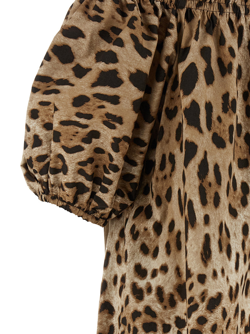 Dolce & Gabbana Animal Print Cotton Top | Urbalenti™ NYC