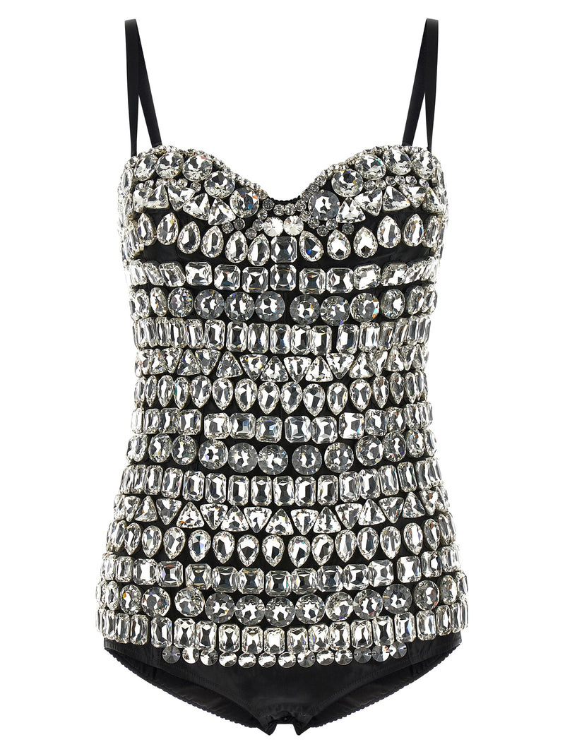 Dolce & Gabbana Dolce & Gabbana Crystal Bodysuit