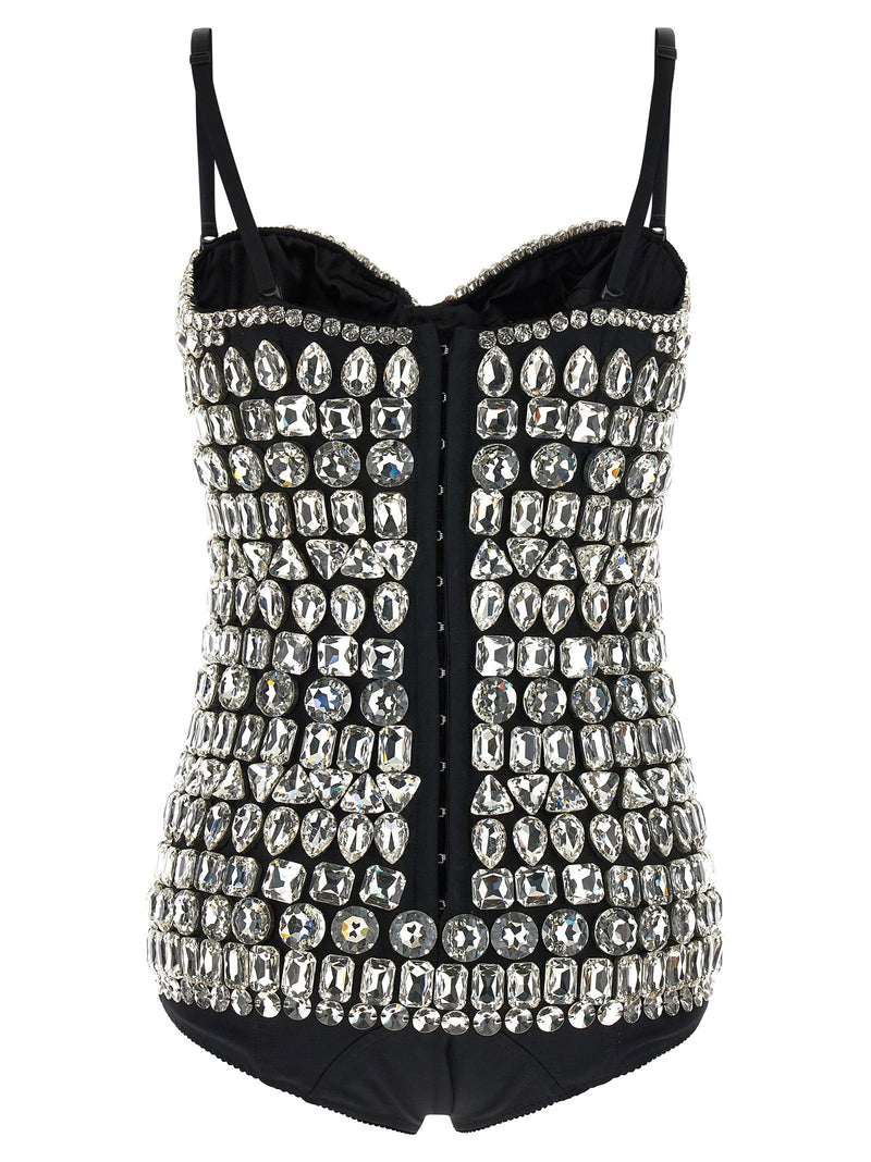Dolce & Gabbana Dolce & Gabbana Crystal Bodysuit