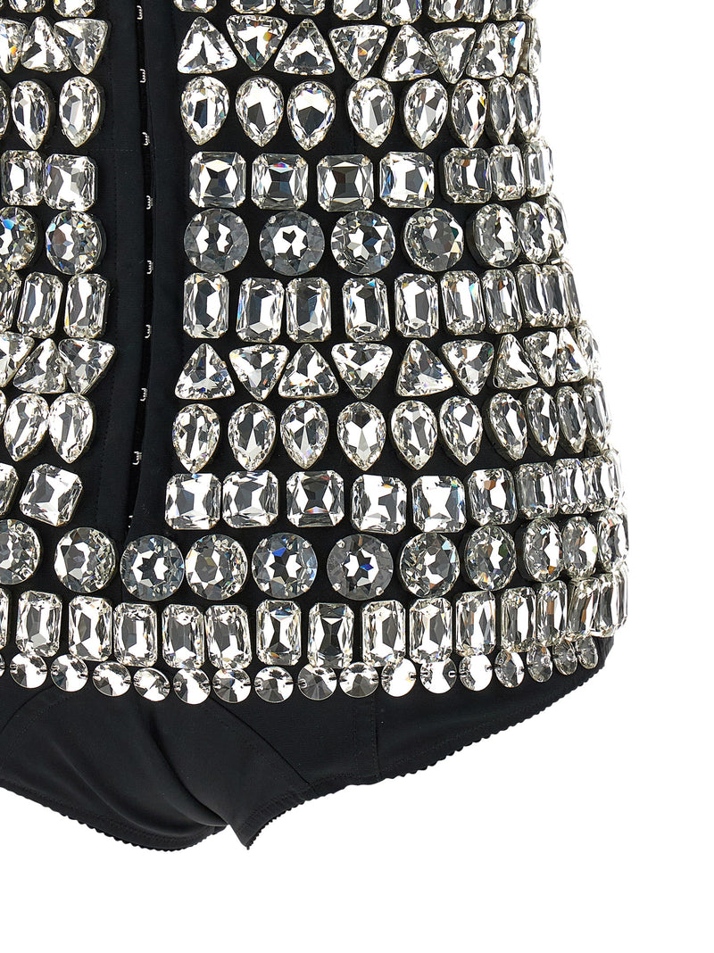 Dolce & Gabbana Dolce & Gabbana Crystal Bodysuit