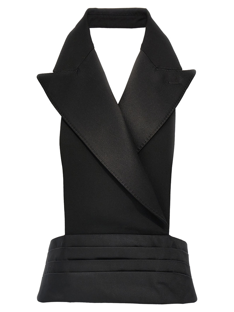 Dolce & Gabbana Dolce & Gabbana Double-breasted Bare Back Vest