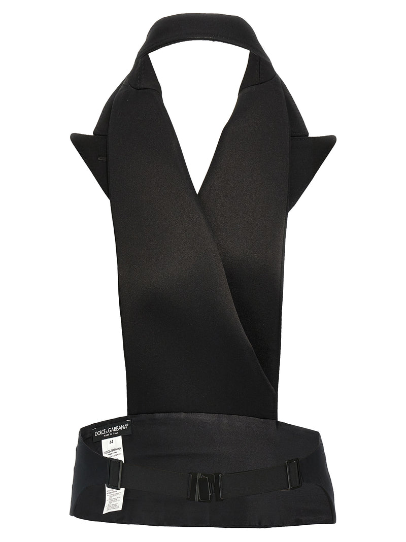 Dolce & Gabbana Dolce & Gabbana Double-breasted Bare Back Vest