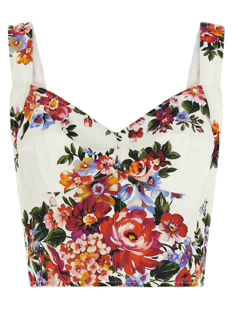Dolce & Gabbana Mazzo Di Fiori Print Top | Urbalenti™ NYC