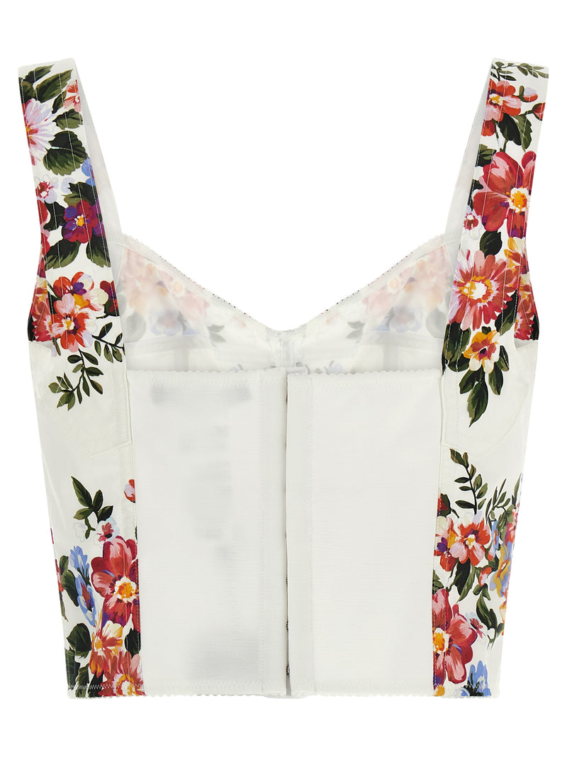 Dolce & Gabbana Mazzo Di Fiori Print Top | Urbalenti™ NYC