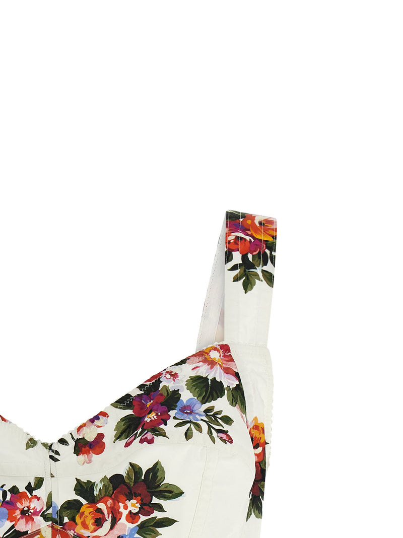 Dolce & Gabbana Mazzo Di Fiori Print Top | Urbalenti™ NYC