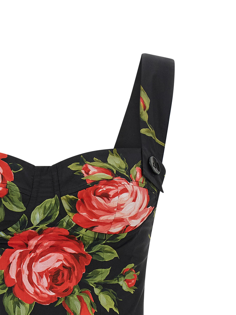 Dolce & Gabbana Dolce & Gabbana Bouquet Rose Top