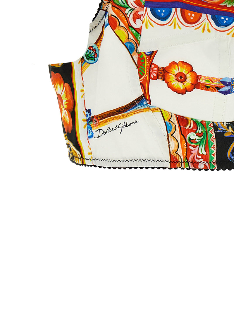 Dolce & Gabbana Dolce & Gabbana Carretto Crop Top