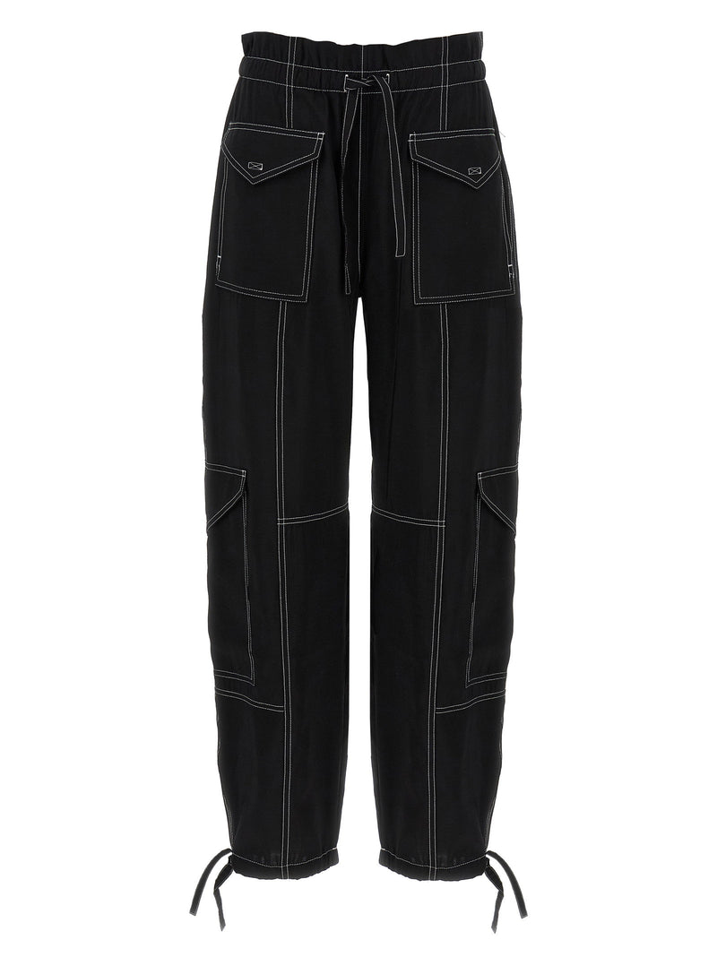 Ganni Ganni Light Slub Pocket Pants