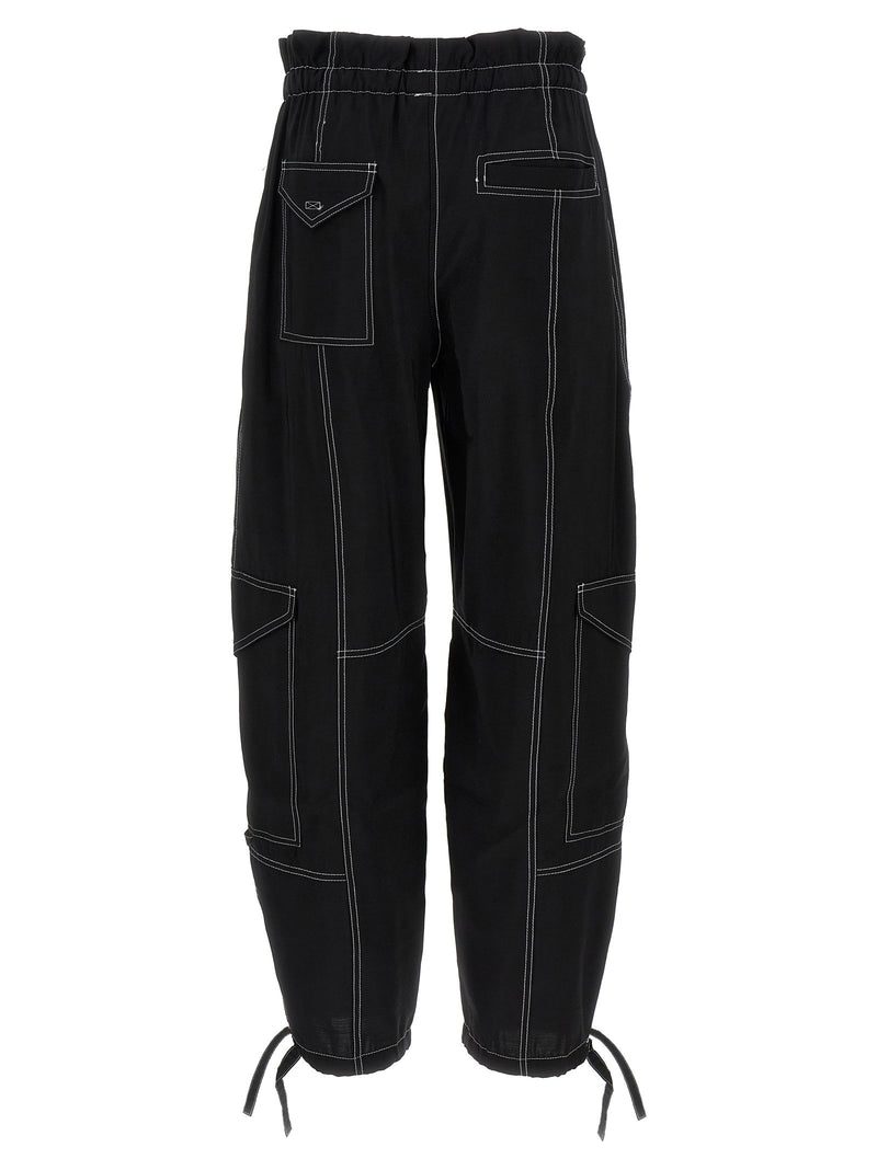 Ganni Ganni Light Slub Pocket Pants