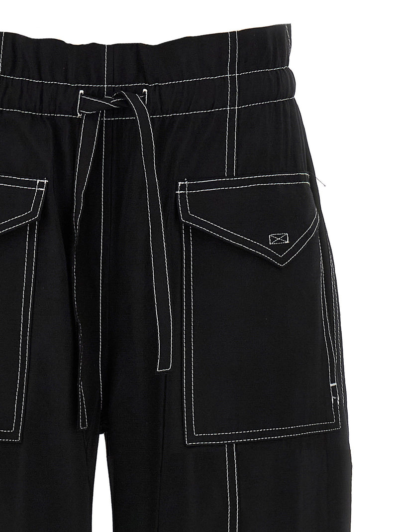 Ganni Ganni Light Slub Pocket Pants