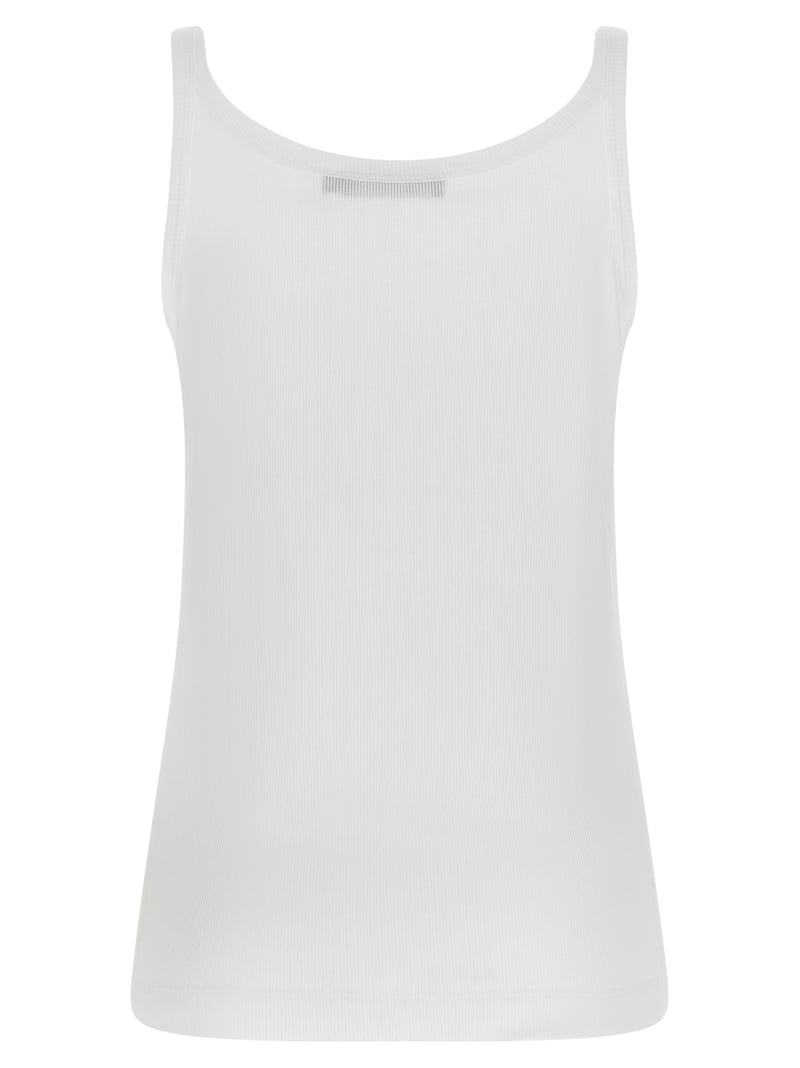 Dolce & Gabbana Logo Embroidery Tank Top | Urbalenti™ NYC