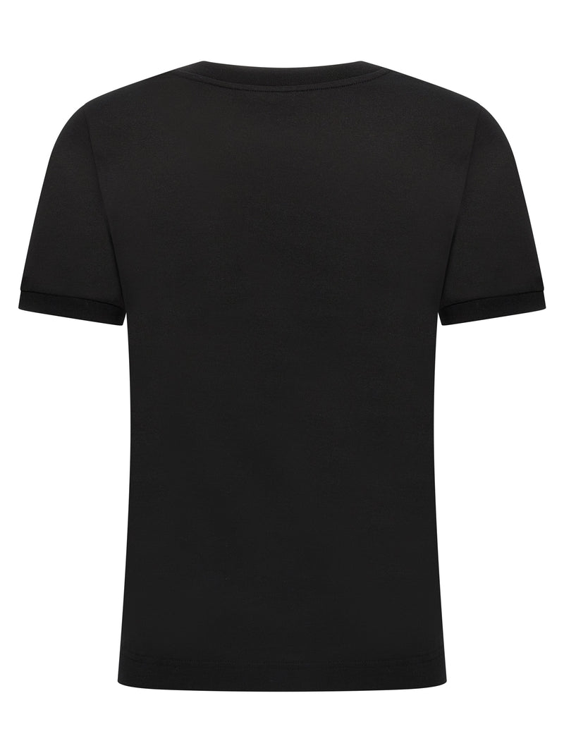 Dolce & Gabbana Dolce & Gabbana Rhinestone Logo T-shirt