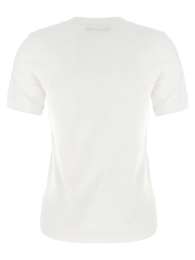Dolce & Gabbana Maiolica Logo Patch T-shirt - Cotton - Style GDC6UW0800... | Urbalenti™ NYC