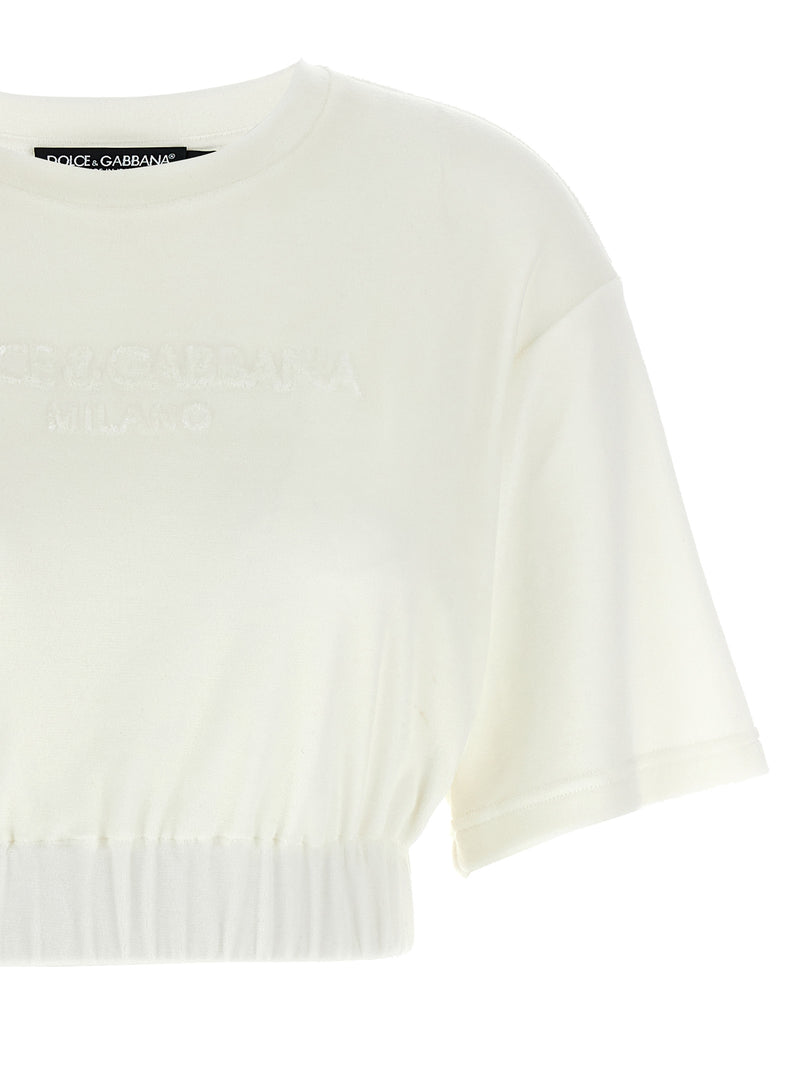 Dolce & Gabbana Dolce & Gabbana Logo Chenille Top