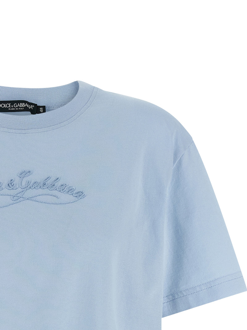 Dolce & Gabbana Chain Embroidery T-shirt | Urbalenti™ NYC