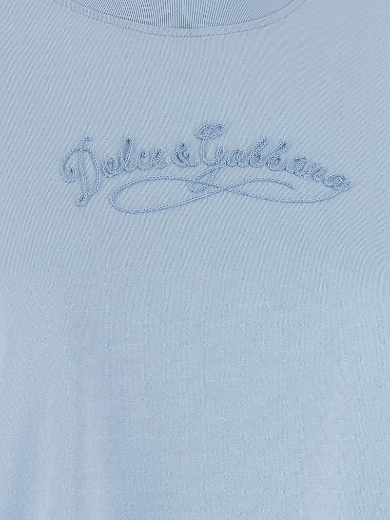 Dolce & Gabbana Chain Embroidery T-shirt | Urbalenti™ NYC