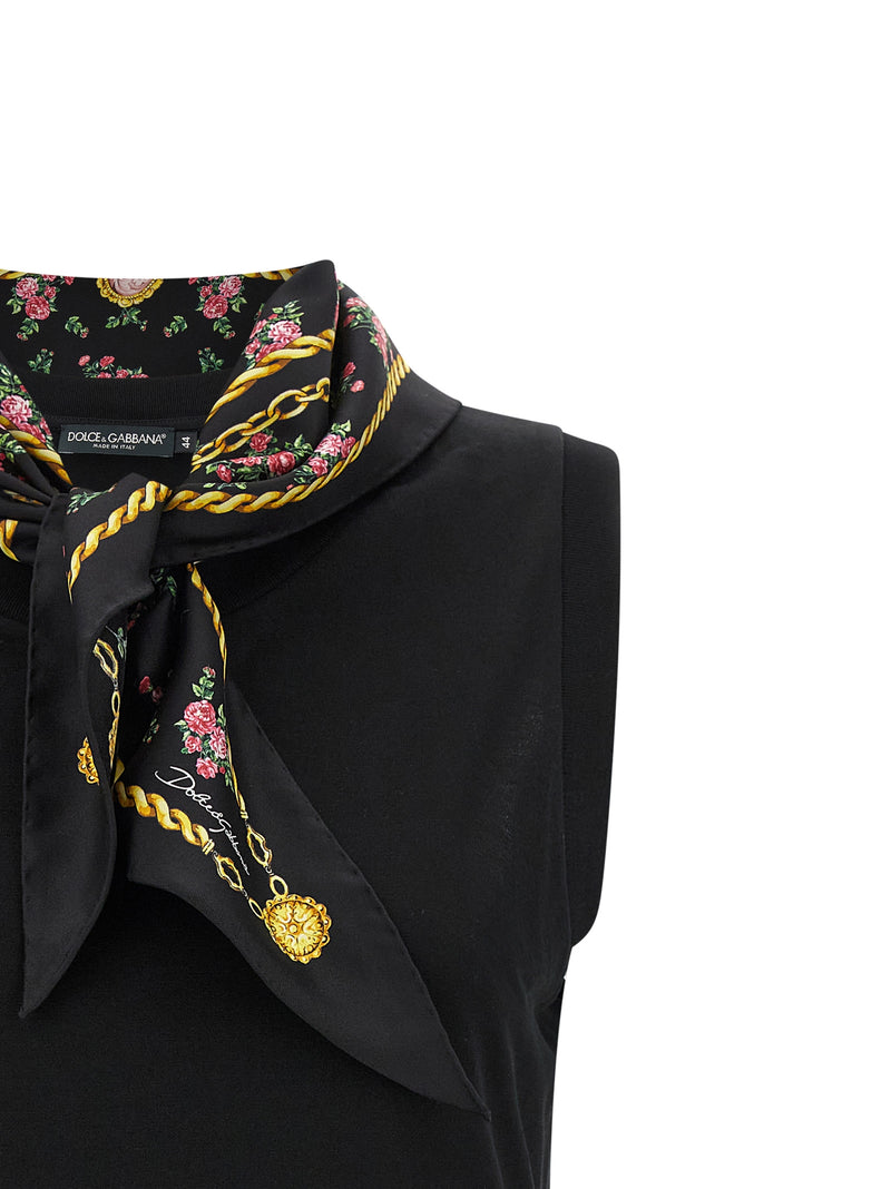 Dolce & Gabbana T-shirt With Scarf | Urbalenti™ NYC