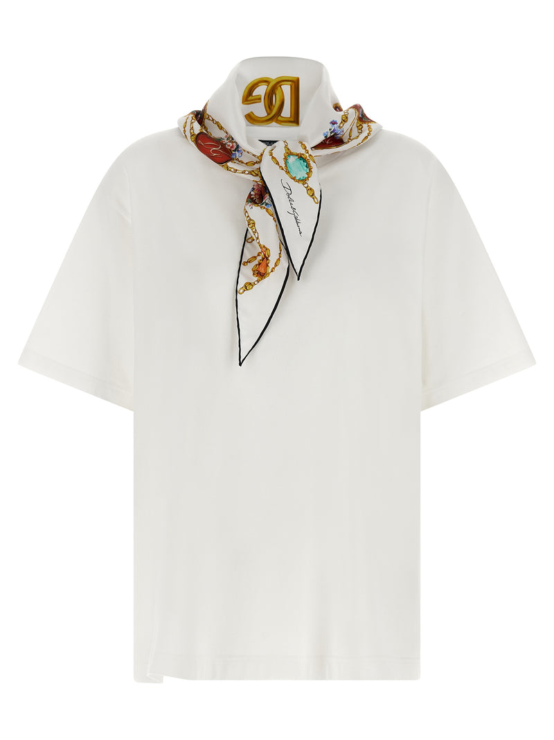 Dolce & Gabbana T-shirt With Scarf | Urbalenti™ NYC