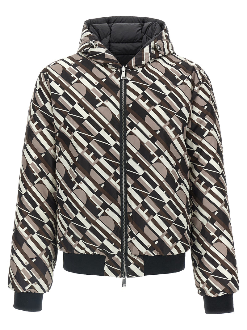Fendi Reversible Down Jacket - Nylon Reversible - Style FF0GME | Urbalen... | Urbalenti™ NYC