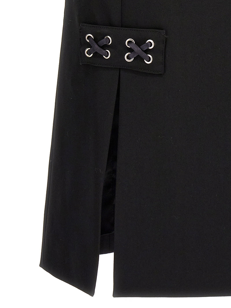 Alessandra Rich Alessandra Rich Lace-up Skirt