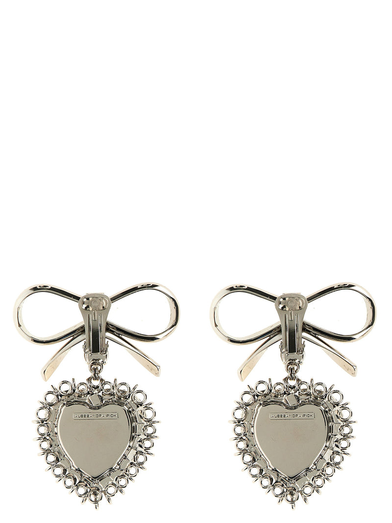 Alessandra Rich Alessandra Rich Metal Bow Earrings