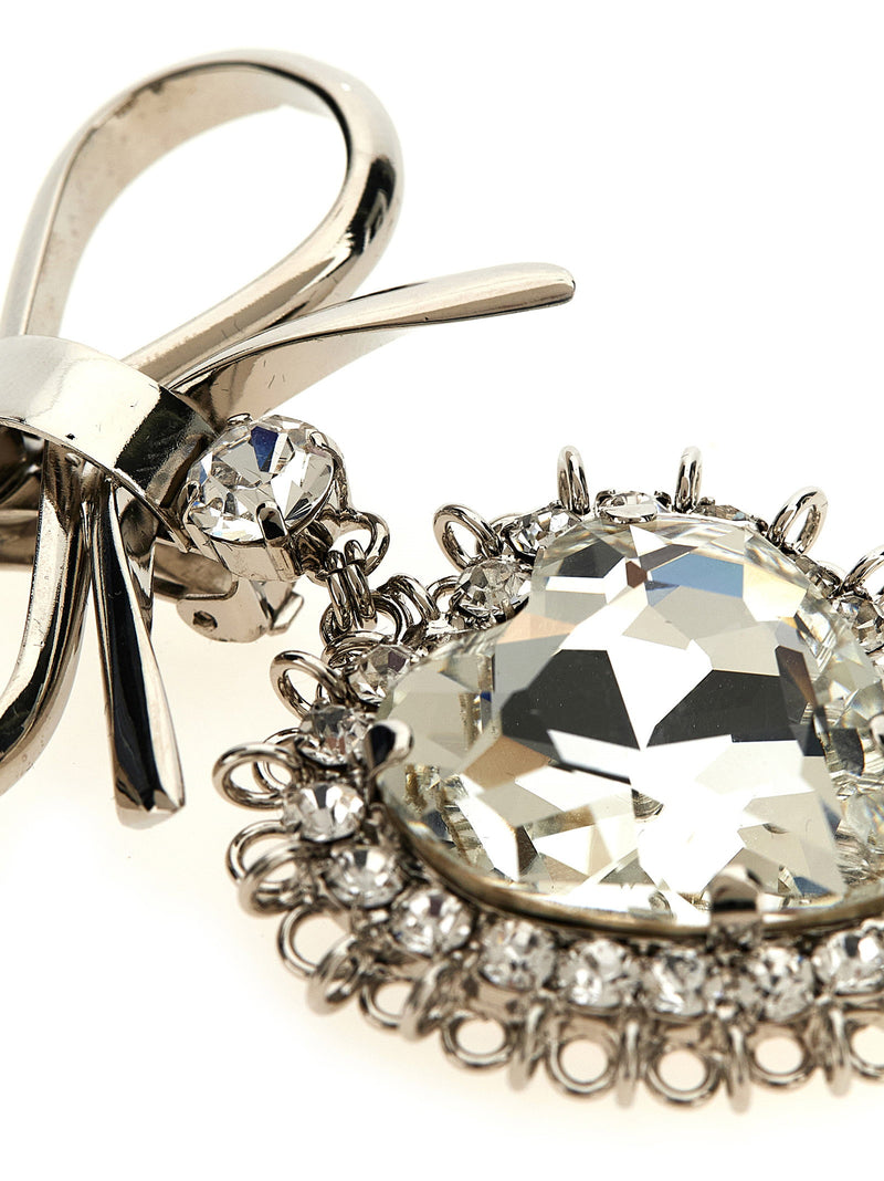 Alessandra Rich Alessandra Rich Metal Bow Earrings