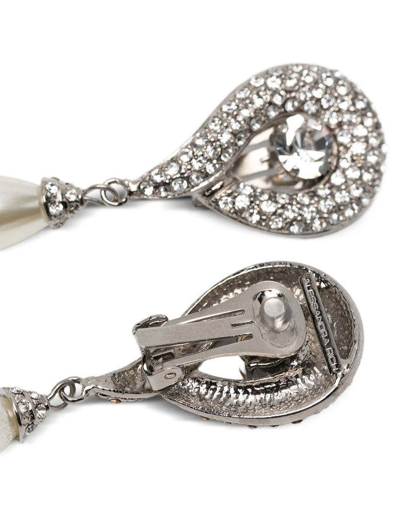 Alessandra Rich Alessandra Rich Pendant Pearl Earrings