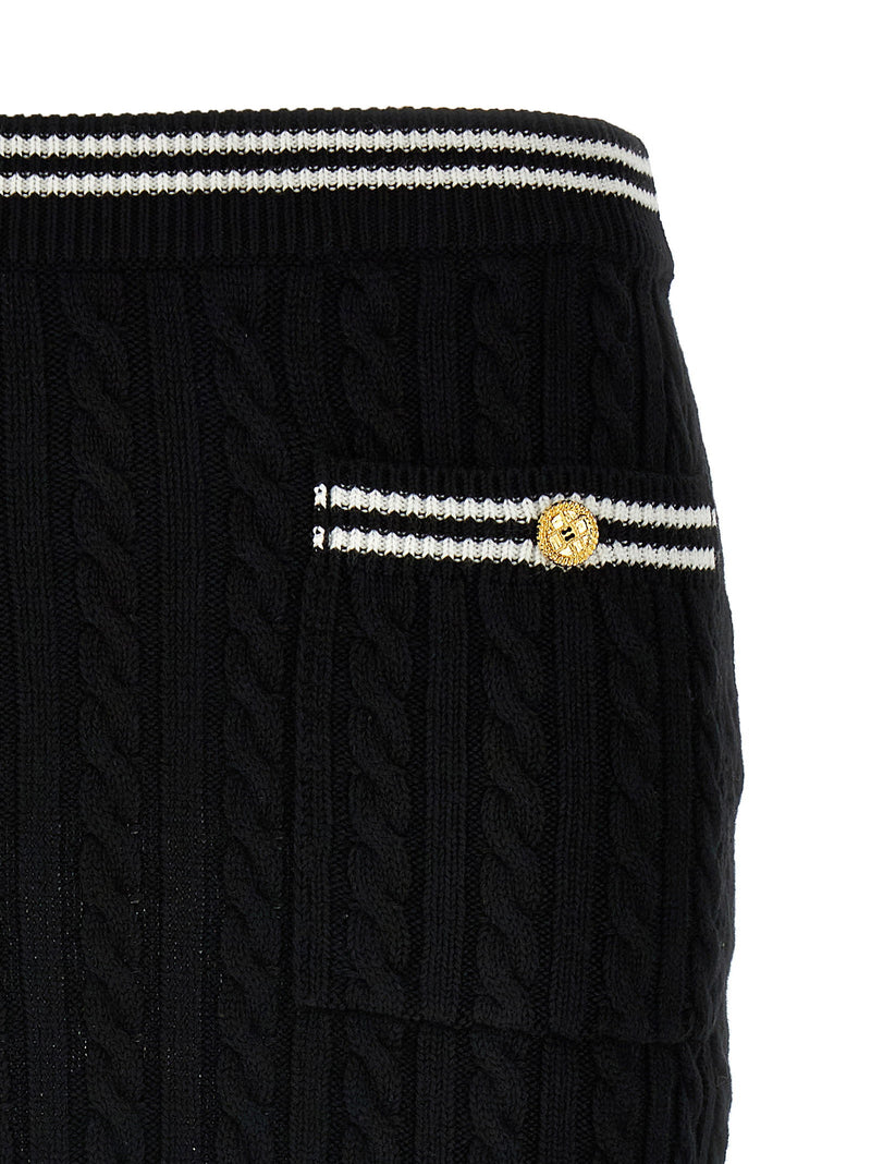 Alessandra Rich Alessandra Rich Braided Skirt