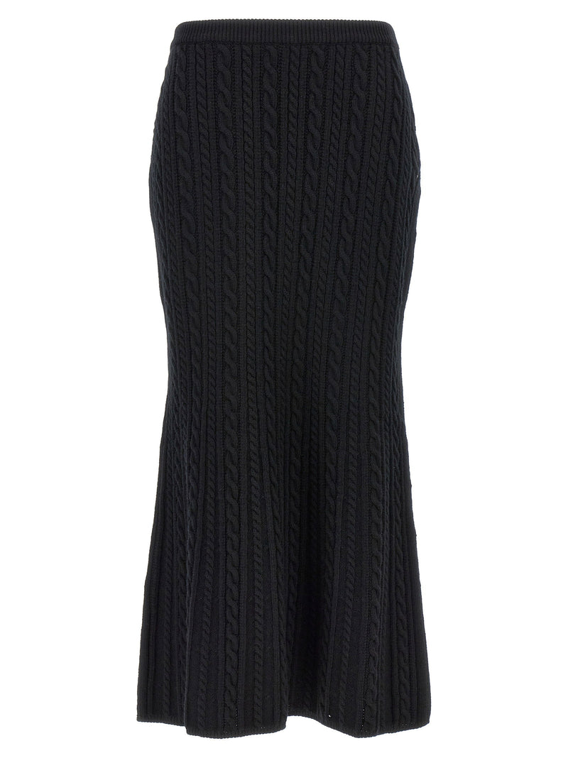 Alessandra Rich Alessandra Rich Maxi Wool Skirt