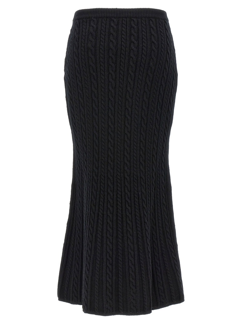 Alessandra Rich Alessandra Rich Maxi Wool Skirt