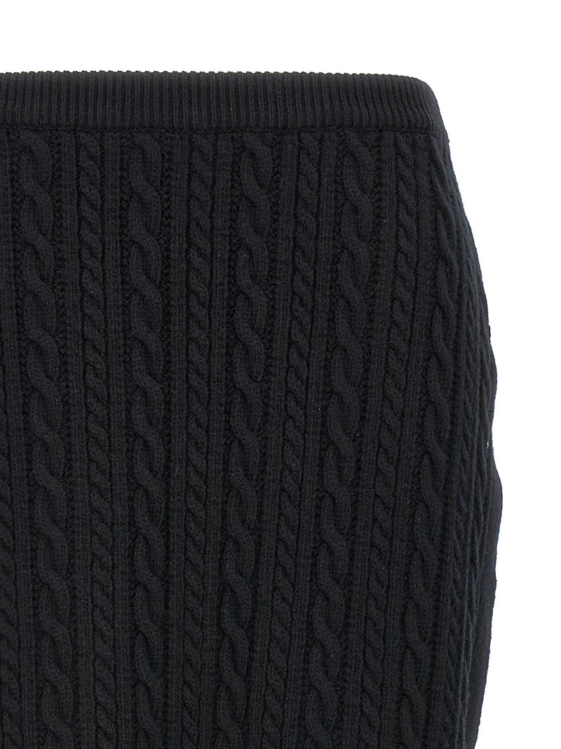 Alessandra Rich Alessandra Rich Maxi Wool Skirt