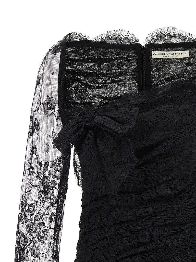 Alessandra Rich Alessandra Rich Draped Dress.