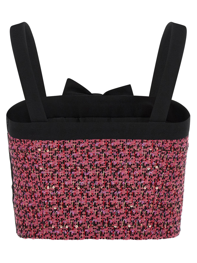 Alessandra Rich Alessandra Rich Tweed Top