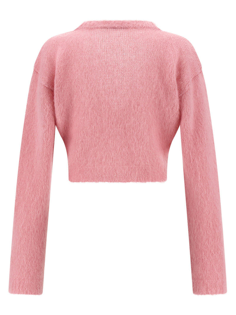 Alessandra Rich Alessandra Rich Carded Mohair Cardigan